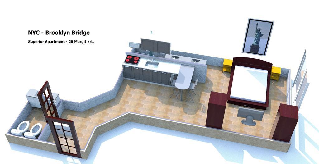 Little Americas Hillside Apartments Budapest Ngoại thất bức ảnh