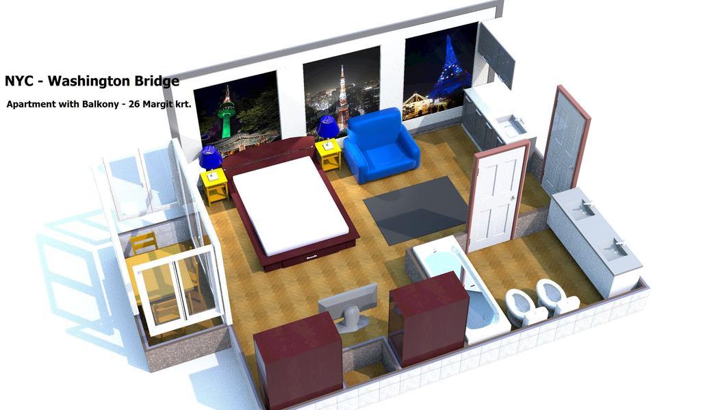 Little Americas Hillside Apartments Budapest Ngoại thất bức ảnh